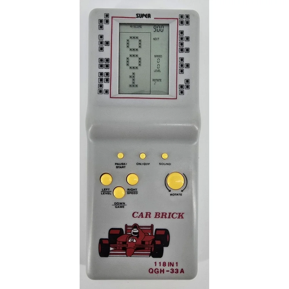 VTG Pro-Star Multi 8 in 1 Game Battery Operated Hand Held LCD Car Brick QGH-33A